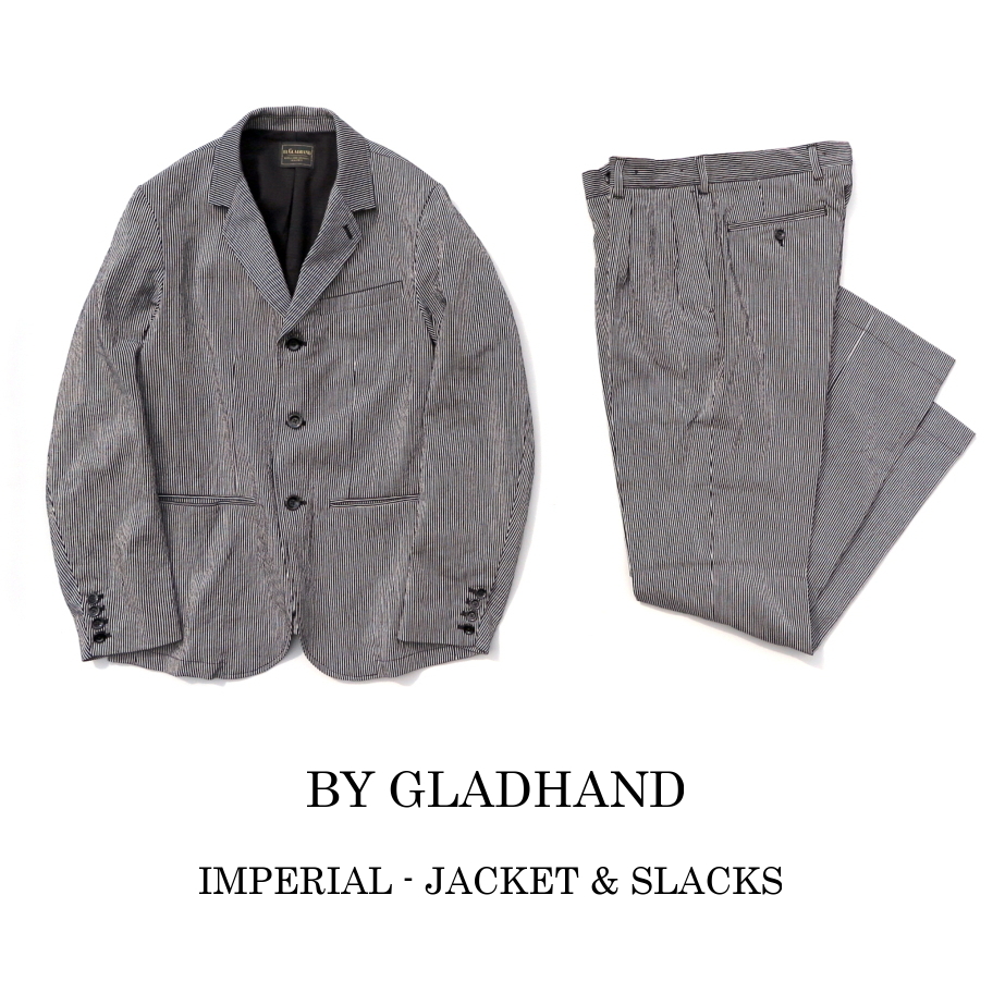 BY GLADHAND/バイグラッドハンド】セットアップで着用できるジャケット 